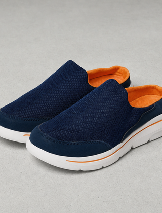 Urbino Mesh Sneaker Slides in Blue