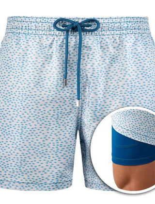 Men's Sport Shorts | Geometric Print Drawstring Quick-Dry