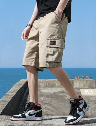 Men's Work Shorts | Cargo Pockets Relaxed Fit Cotton