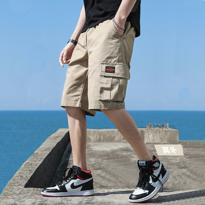 Men's Work Shorts | Cargo Pockets Relaxed Fit Cotton