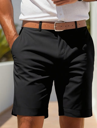 Men's Tailored Shorts | Regular Fit Woven Functional Pockets