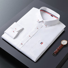 Men's Work Shirt | Button Down Collar Long Sleeve Cotton