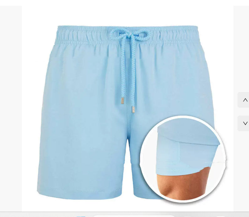 Men's Sport Shorts | Geometric Print Drawstring Quick-Dry