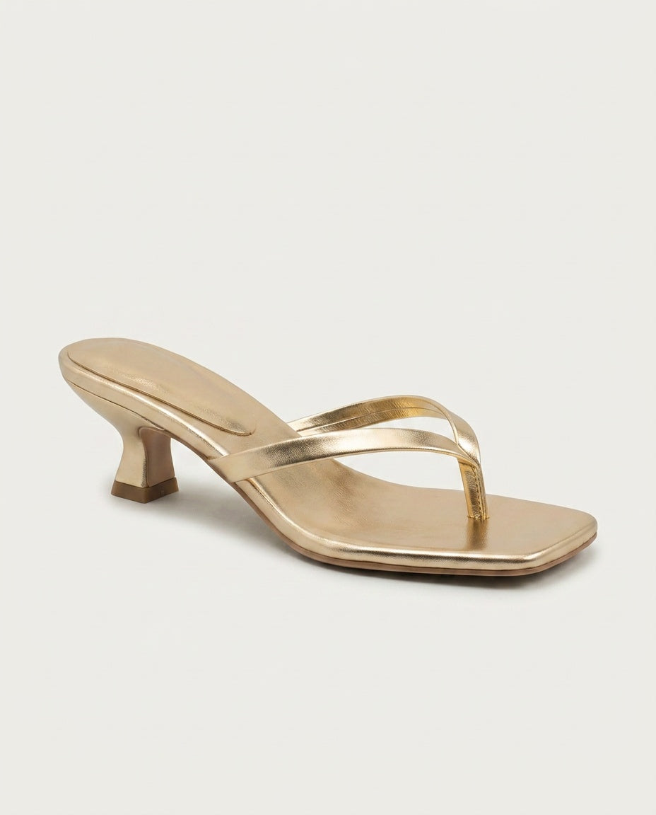 Women's Kitten Heels | Open Toe Strappy Ankle Strap