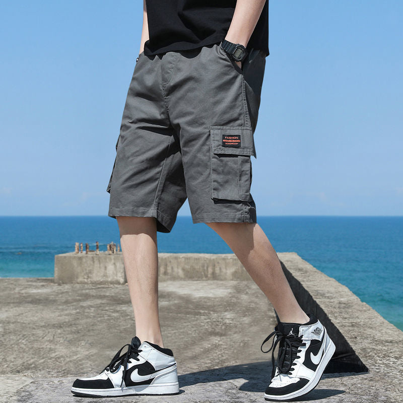 Men's Work Shorts | Cargo Pockets Relaxed Fit Cotton
