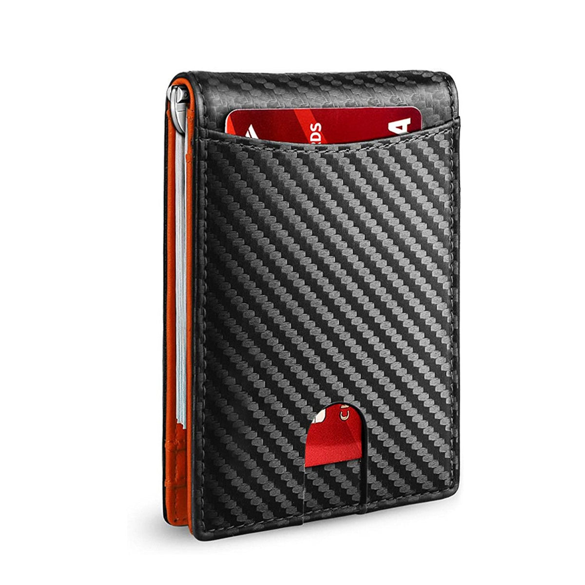 Men's Slim Wallet | RFID Blocking Faux Leather Card Holder