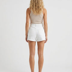 Women's Mini Shorts | Distressed Denim High Waist