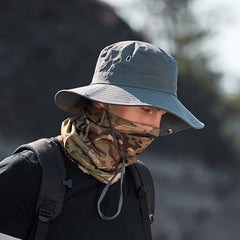 Men's Sun Hat | Wide Brim Breathable Adjustable Strap