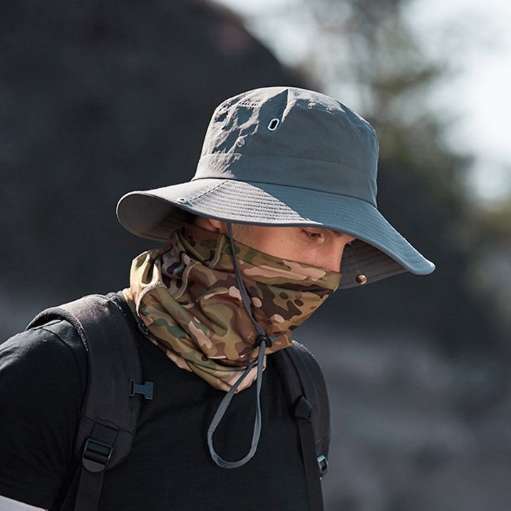 Men's Sun Hat | Wide Brim Breathable Adjustable Strap