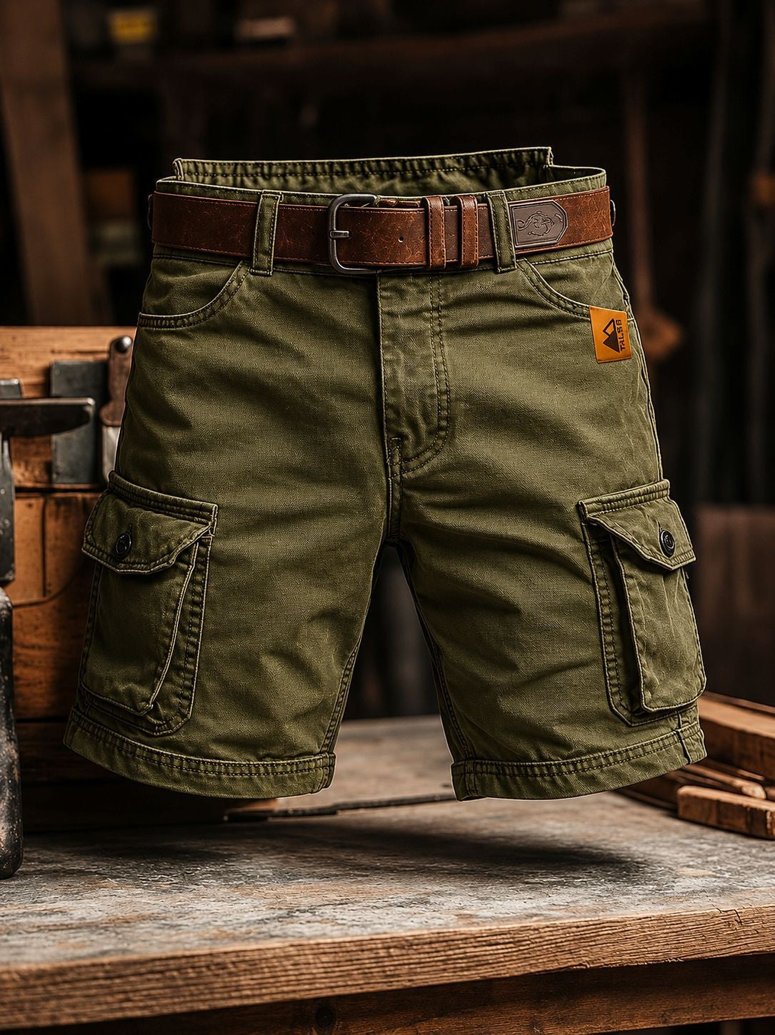 Men's Cargo Shorts | Denim Multiple Pockets Relaxed Fit