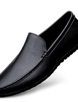 Men's Loafers | Slip-On Leather Closed Toe Textured Sole