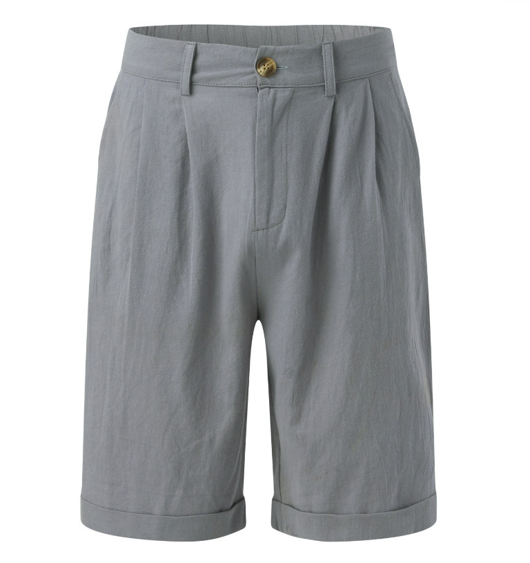 Men's Chino | Pleated Tailored Cuffed Shorts