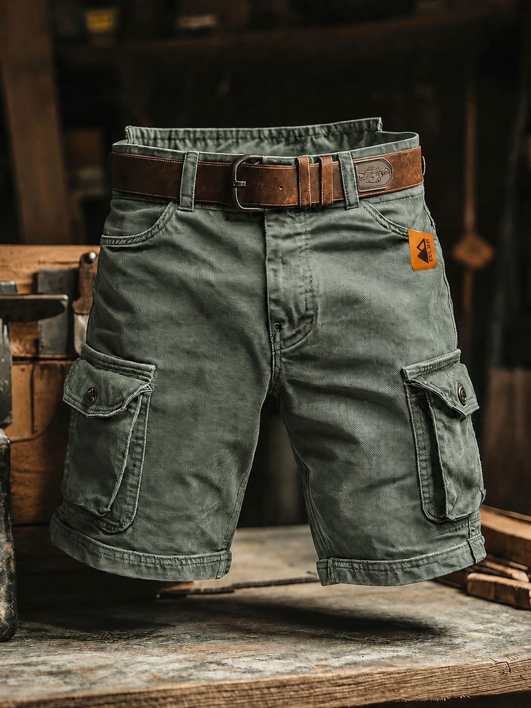 Men's Cargo Shorts | Denim Multiple Pockets Relaxed Fit