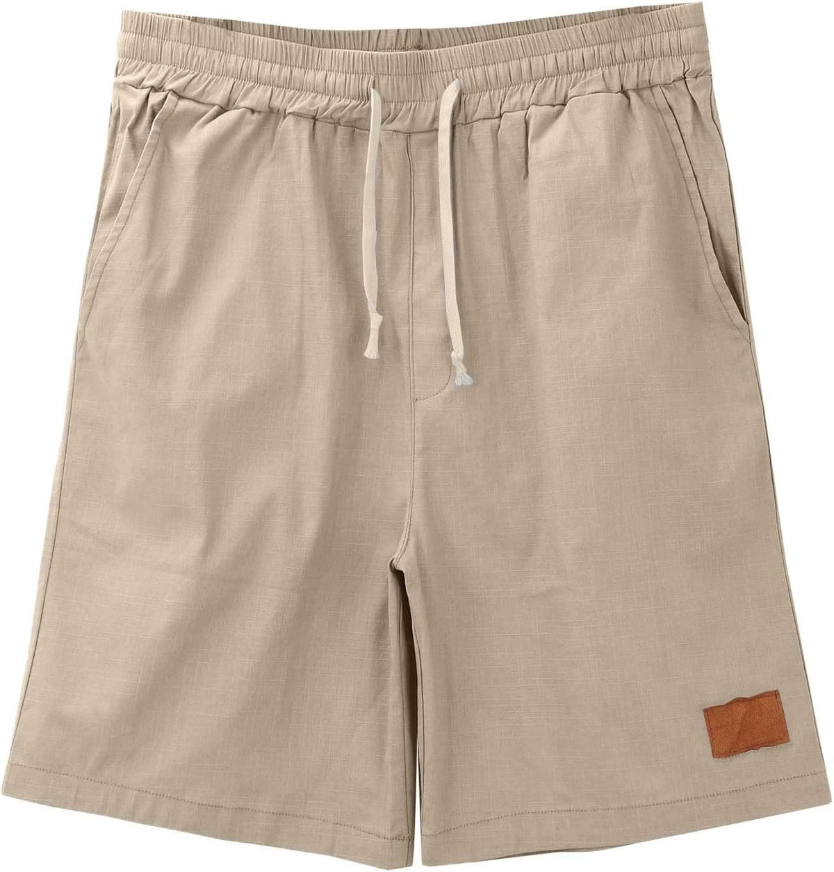 Men's Linen Shorts | Drawstring Waist Relaxed Fit Side Pockets