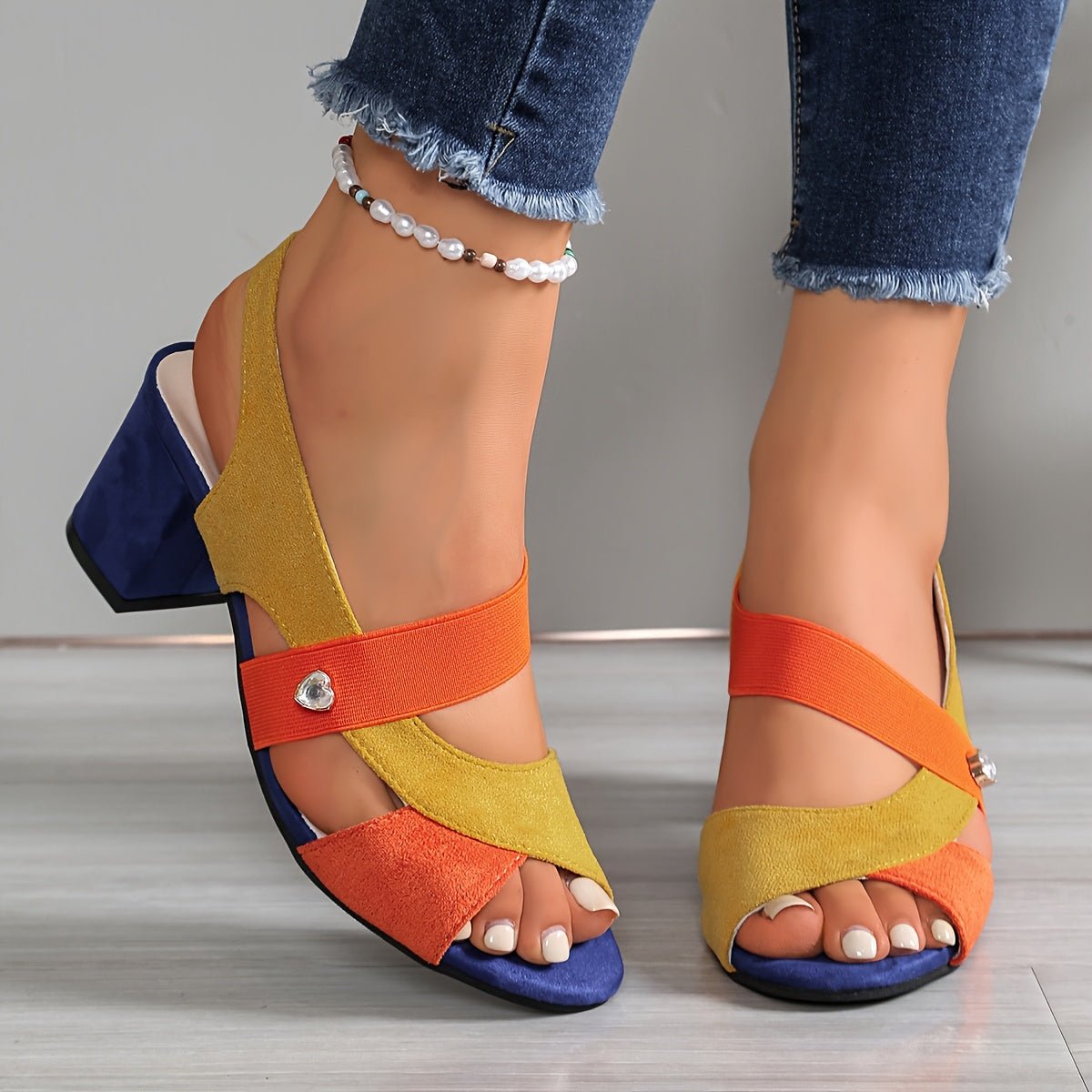 Kimberly | Orthopedic Comfort Block Heels – Elegant Supportive Style for Women