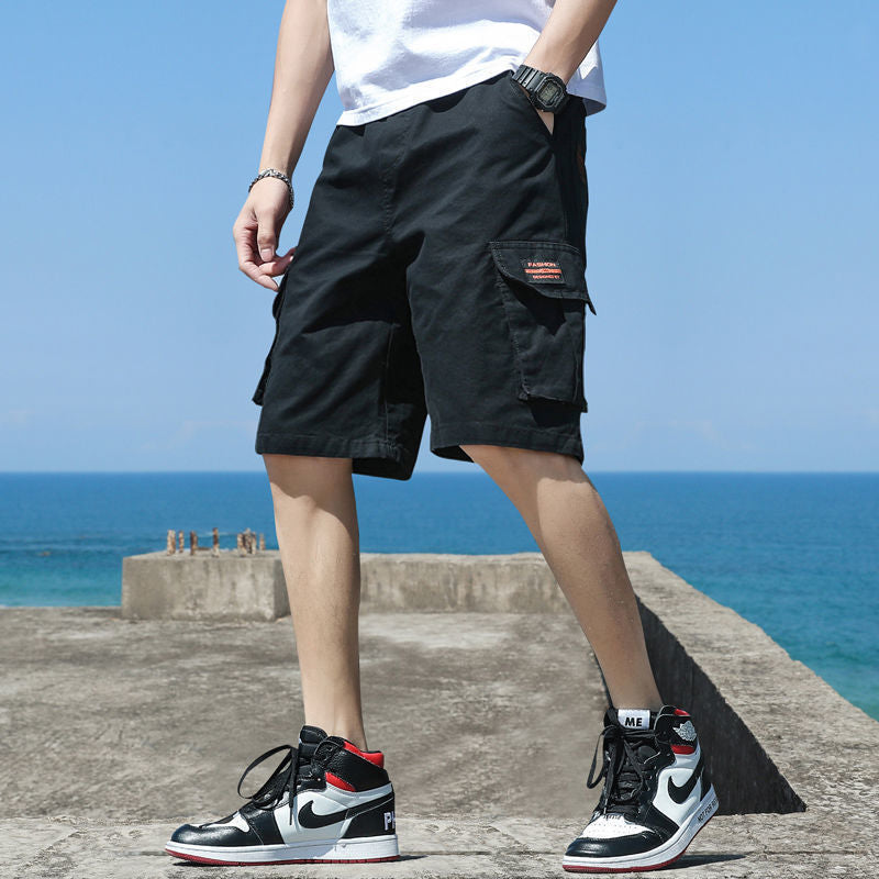 Men's Work Shorts | Cargo Pockets Relaxed Fit Cotton