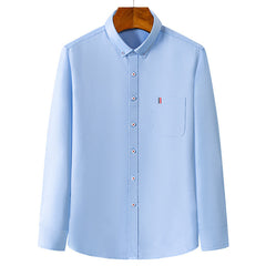Men's Work Shirt | Button Down Collar Long Sleeve Cotton