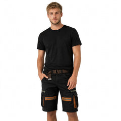 Men's Cargo Shorts | Denim Cargo Pockets Belted