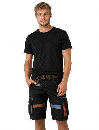 Men's Cargo Shorts | Denim Cargo Pockets Belted