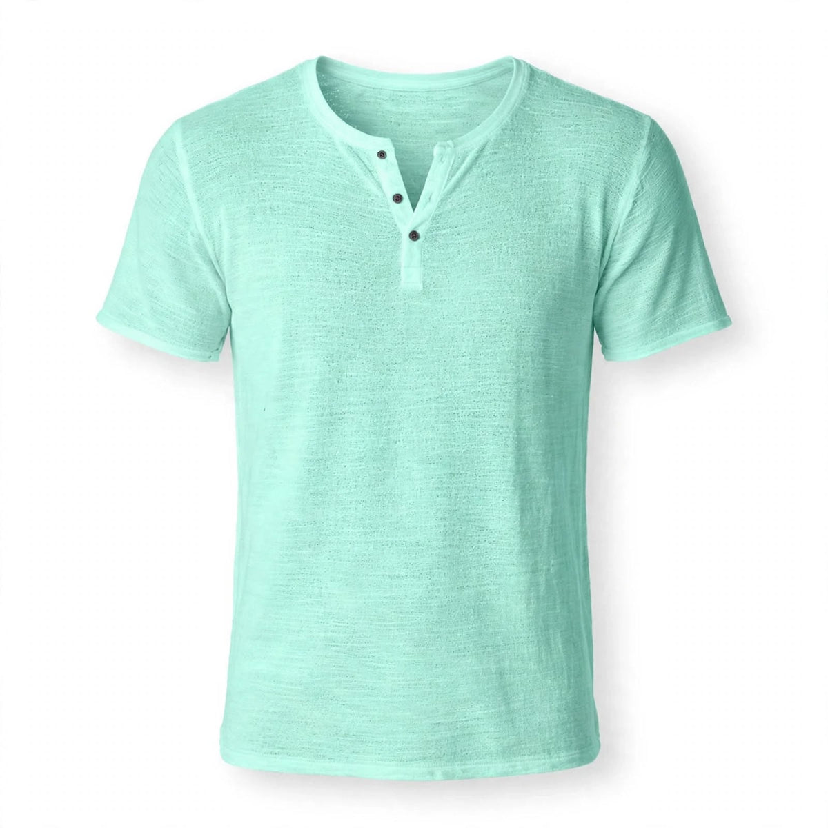 Men's Henley | V-Neck Short Sleeve Knit