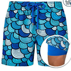 Men's Sport Shorts | Geometric Print Drawstring Quick-Dry
