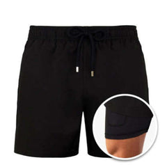 Men's Sport Shorts | Geometric Print Drawstring Quick-Dry