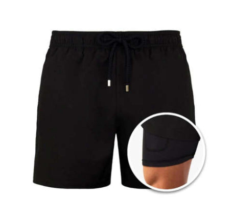 Men's Sport Shorts | Geometric Print Drawstring Quick-Dry