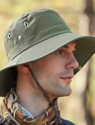 Men's Sun Hat | Wide Brim Breathable Adjustable Strap