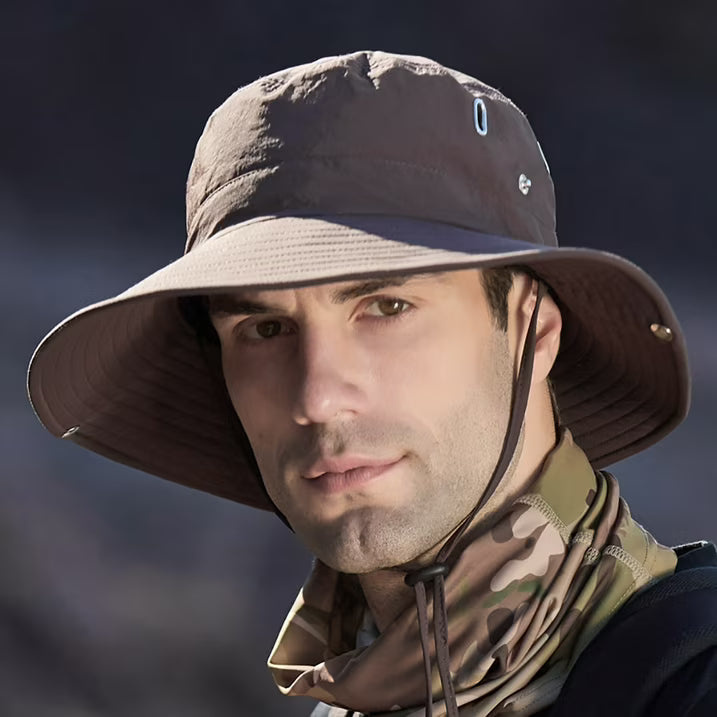 Men's Sun Hat | Wide Brim Breathable Adjustable Strap