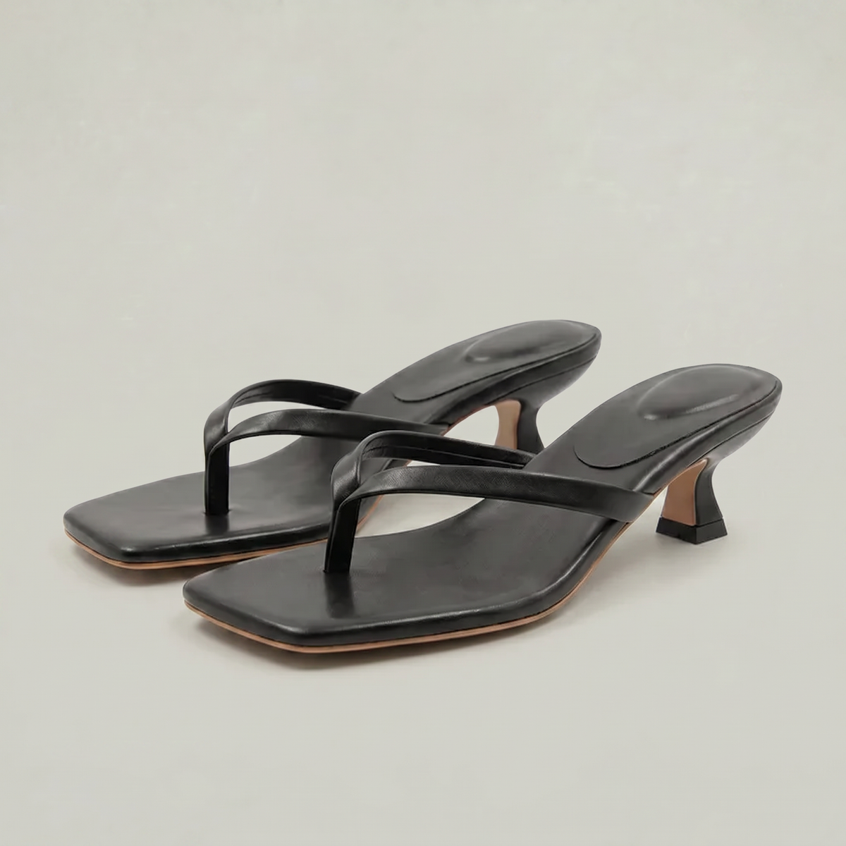 Women's Kitten Heels | Open Toe Strappy Ankle Strap