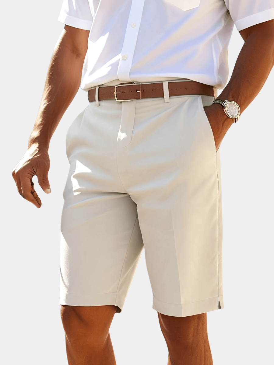Men's Tailored Shorts | Regular Fit Woven Functional Pockets