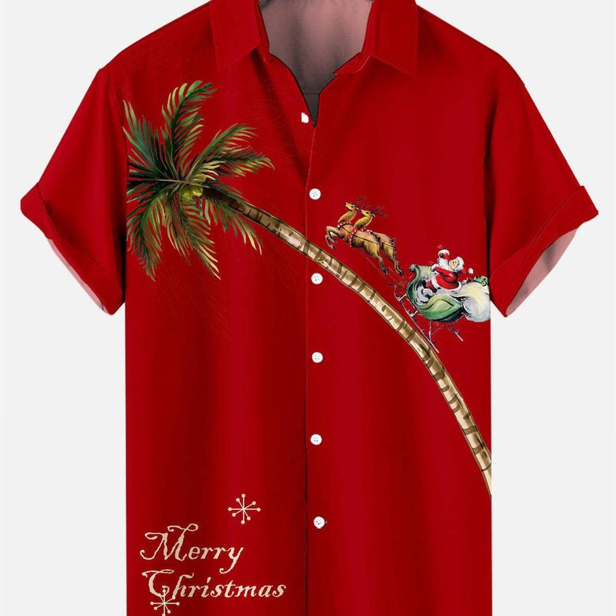 Men's Hawaiian Shirt | Short Sleeve Button Up Print