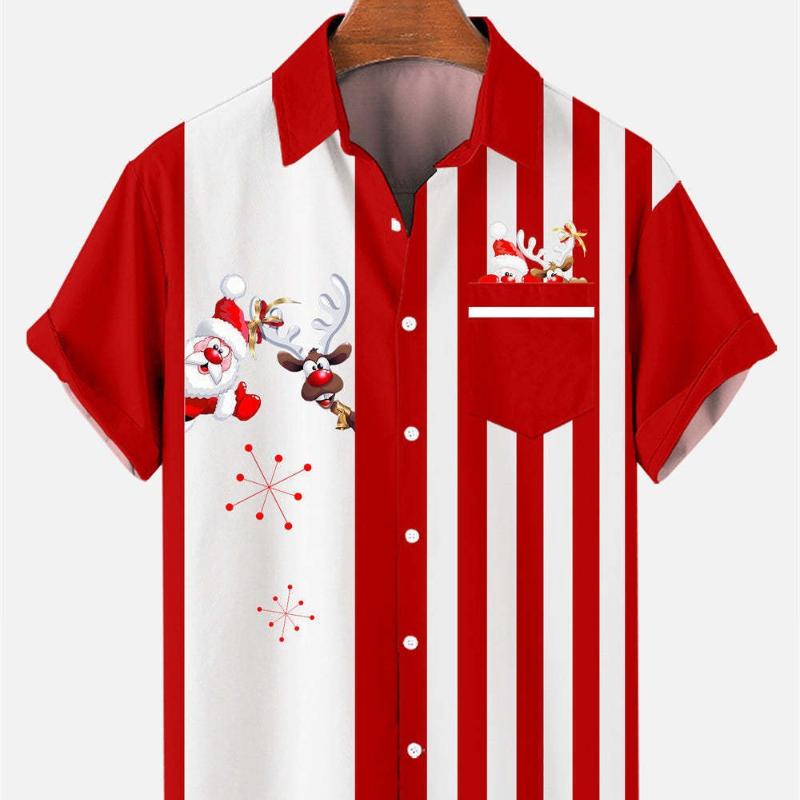 Men's Hawaiian Shirt | Short Sleeve Button Up Print