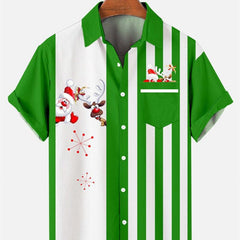 Men's Hawaiian Shirt | Short Sleeve Button Up Print