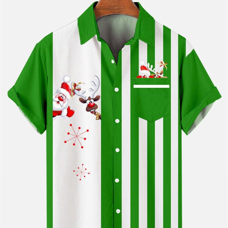 Men's Hawaiian Shirt | Short Sleeve Button Up Print