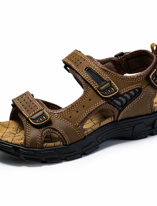 Men's Sandals | Open Toe Adjustable Velcro Leather