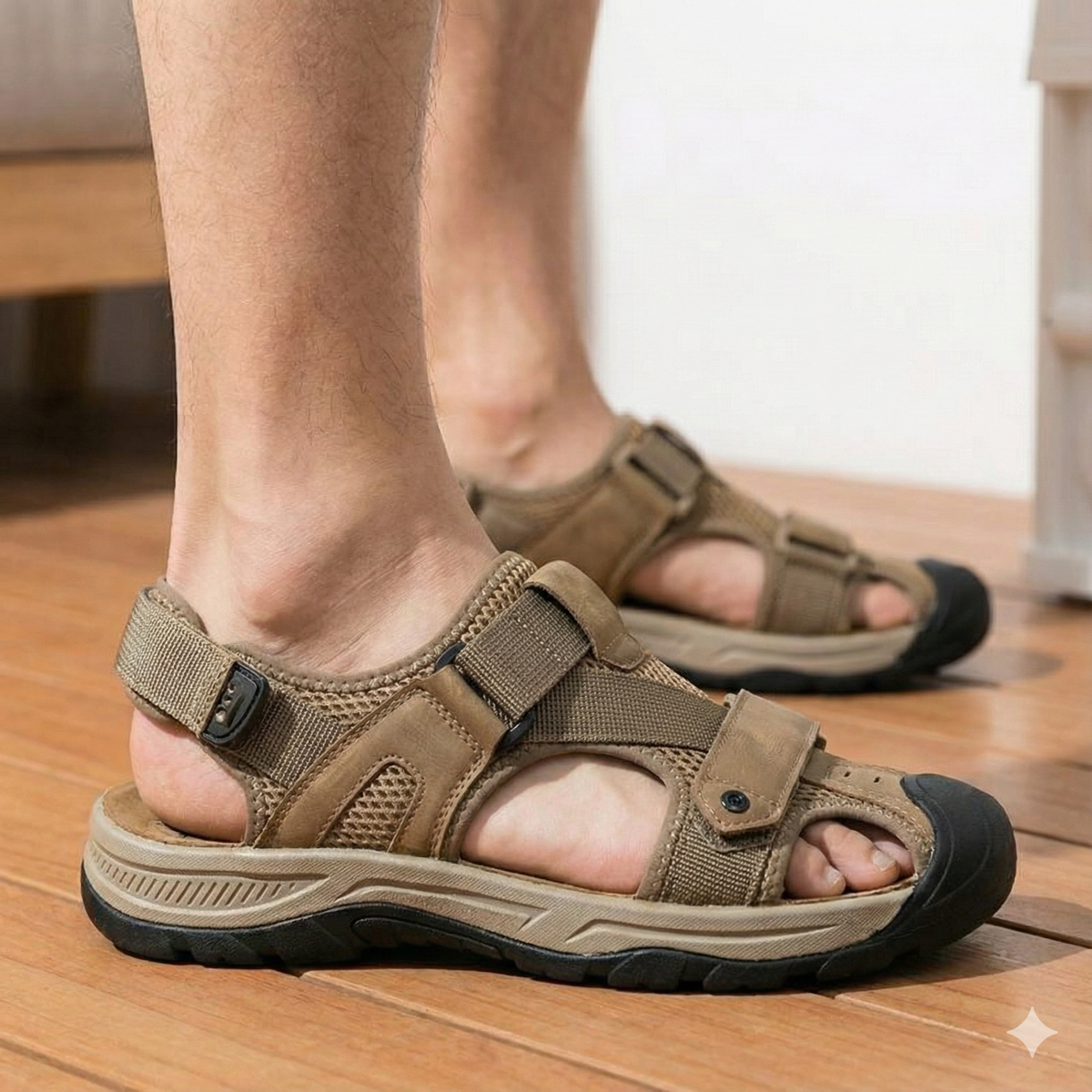 Men's Sandals | Open Toe Adjustable Straps Cushioned