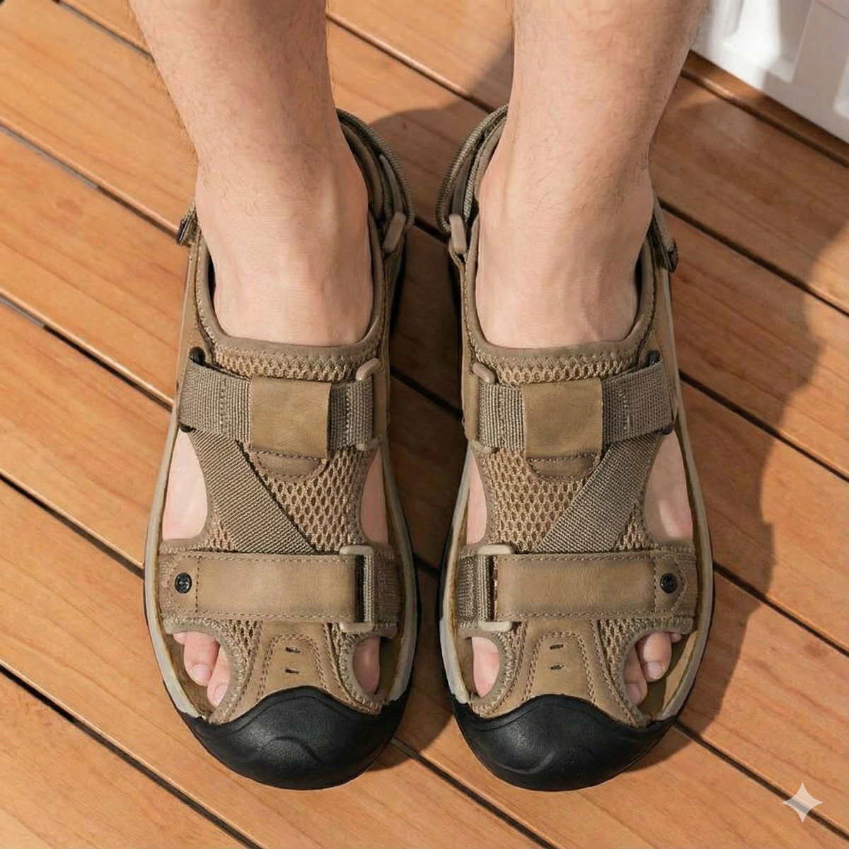 Men's Sandals | Open Toe Adjustable Straps Cushioned