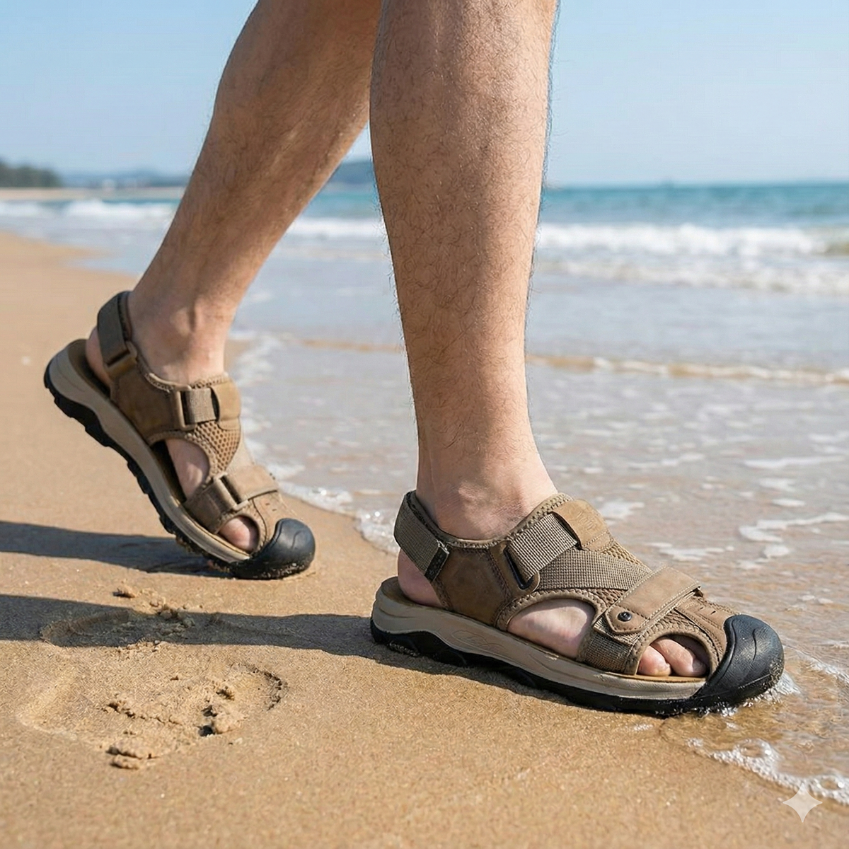 Men's Sandals | Open Toe Adjustable Straps Cushioned