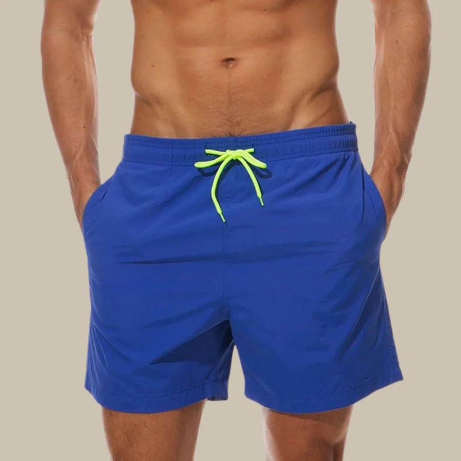 Men's Swimwear | Drawstring Waist Side Pockets Adjustable