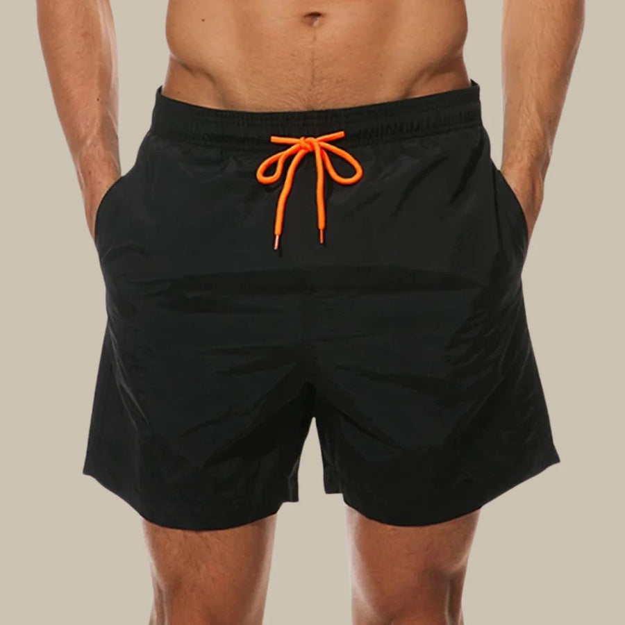 Men's Swimwear | Drawstring Waist Side Pockets Adjustable