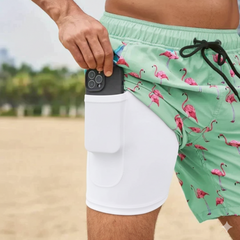 Men's Swimwear | Drawcord Waist Inner Liner Pocket