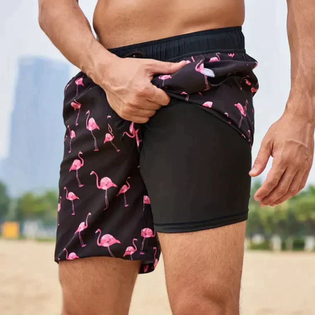 Men's Swimwear | Drawcord Waist Inner Liner Pocket