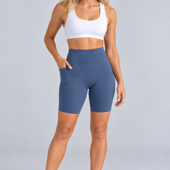 Women's Mini Shorts | High Waist Fitted Side Pockets