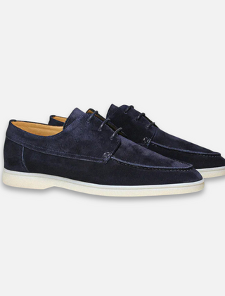 Men's comfortable lace-up boat shoes, ideal casual footwear for summer style and all-day comfort.