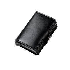 Men's Wallet | Pop-Up Card Holder Aluminium Leather RFID