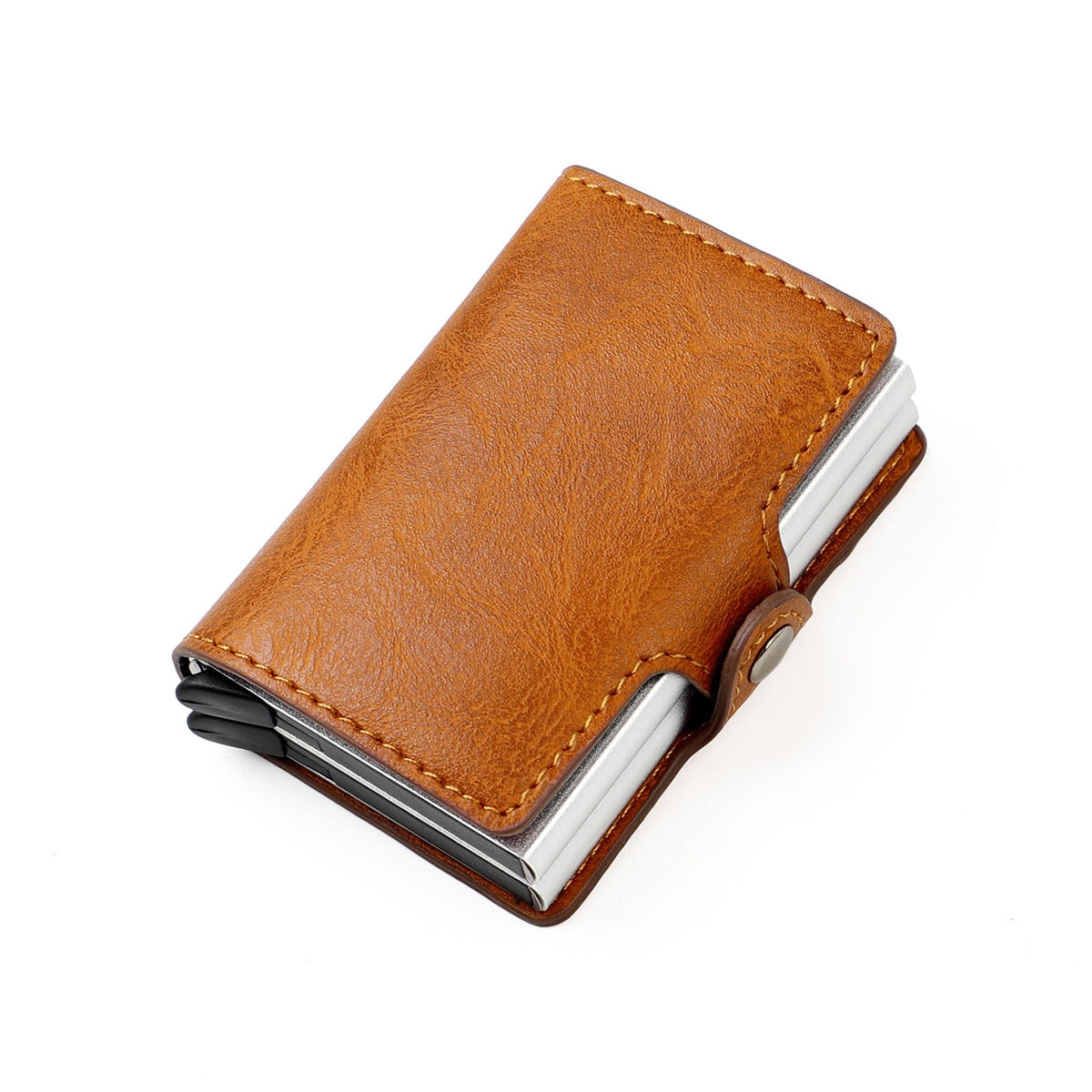 Men's Wallet | Pop-Up Card Holder Aluminium Leather RFID