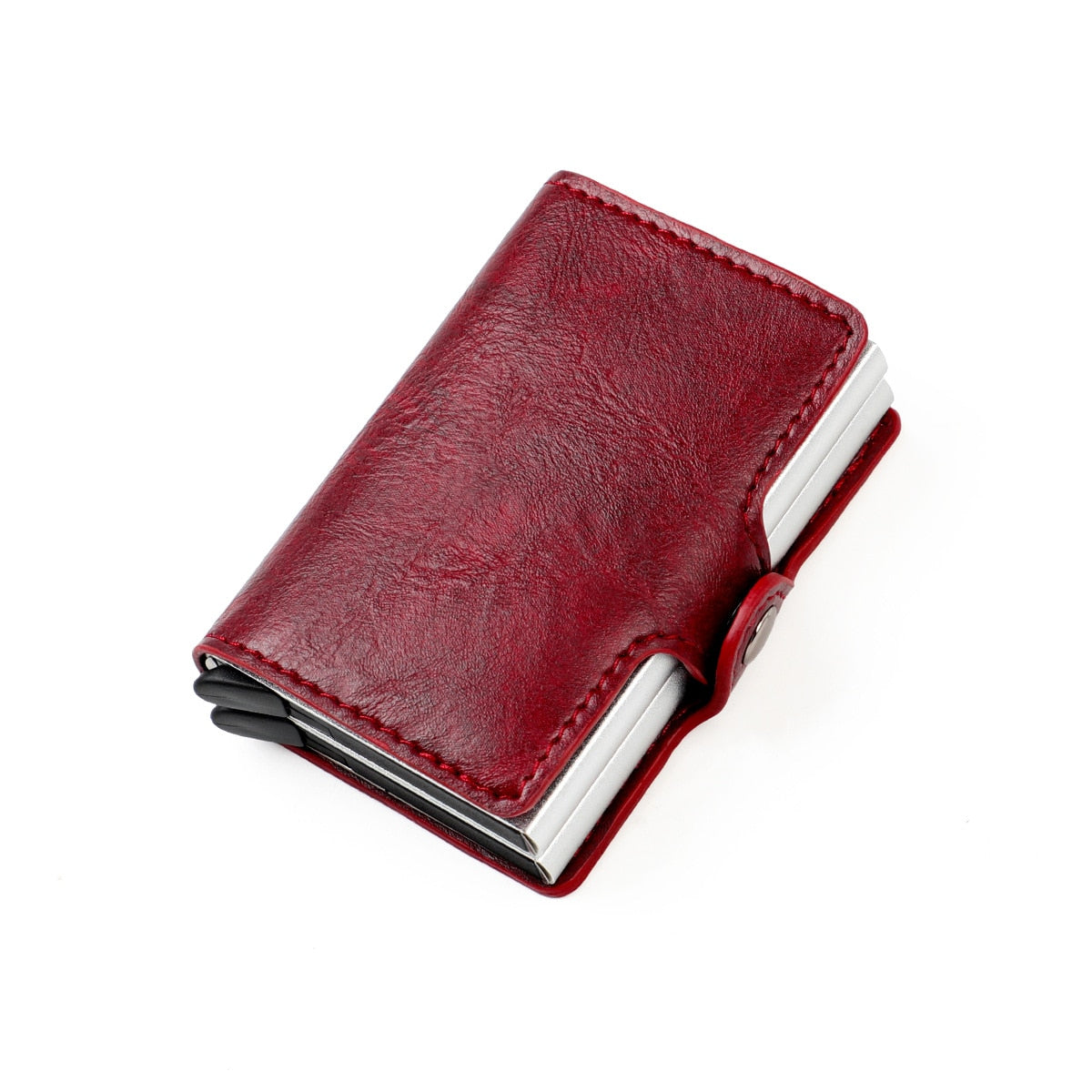 Men's Wallet | Pop-Up Card Holder Aluminium Leather RFID