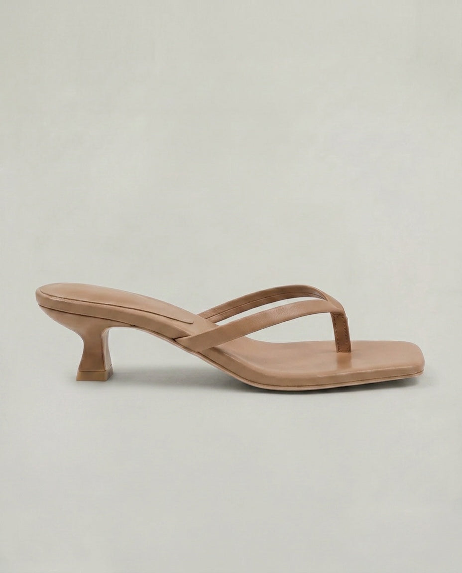 Women's Kitten Heels | Open Toe Strappy Ankle Strap