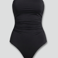 Women's Swimwear | Strapless Ruched Front High-Cut